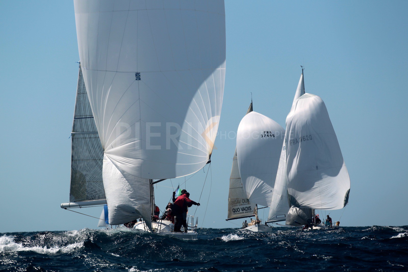 Dans la houle avant le virement de bouée