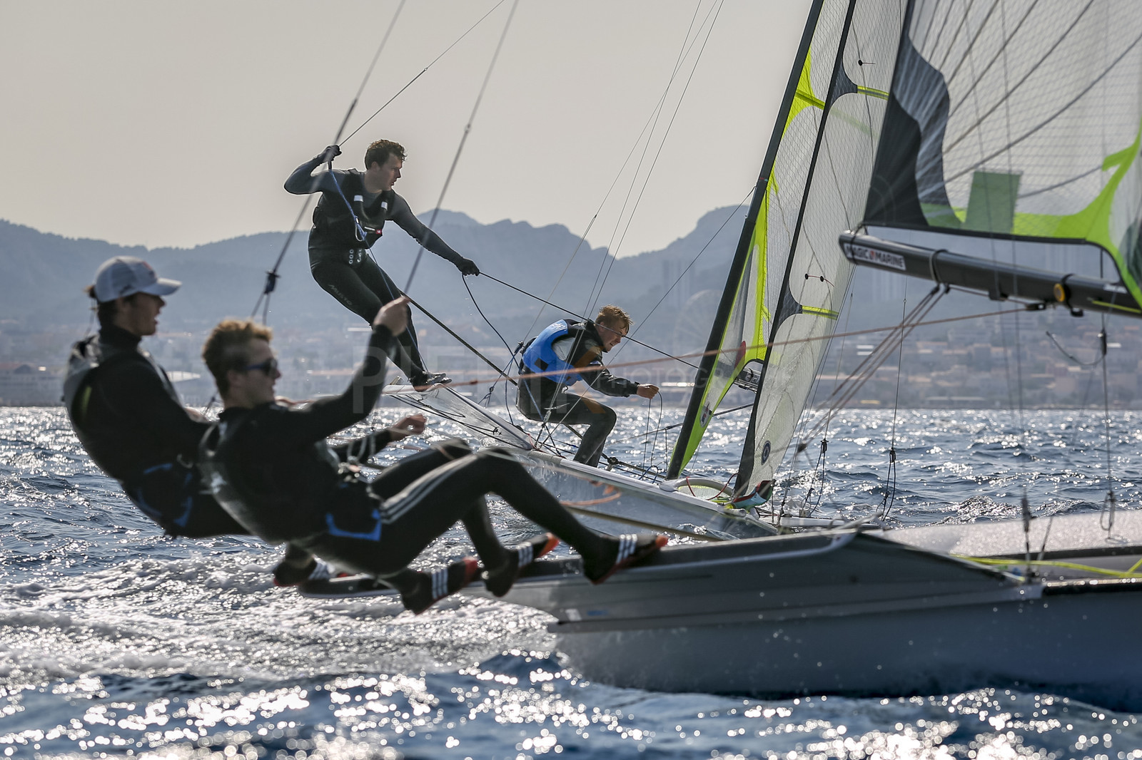 Marseille France is hosting more than 200 sailors from 28 nations for the 2018 Junior Worl Championship of 49er, 49erFX and Nacra 17. Held from 28 august to 1st september 2018. © Pierick Jeannoutot