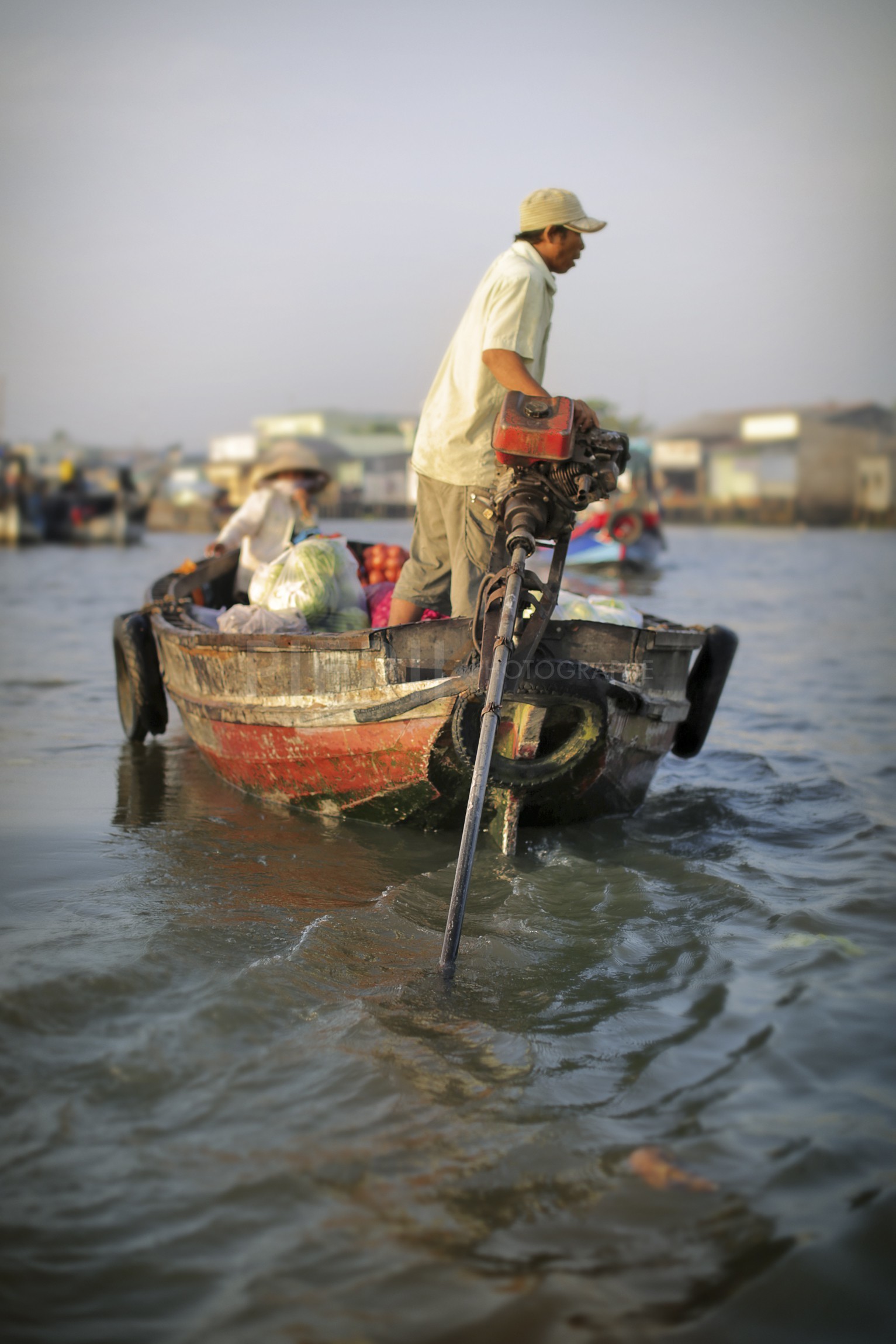 Barque sur le Mékong