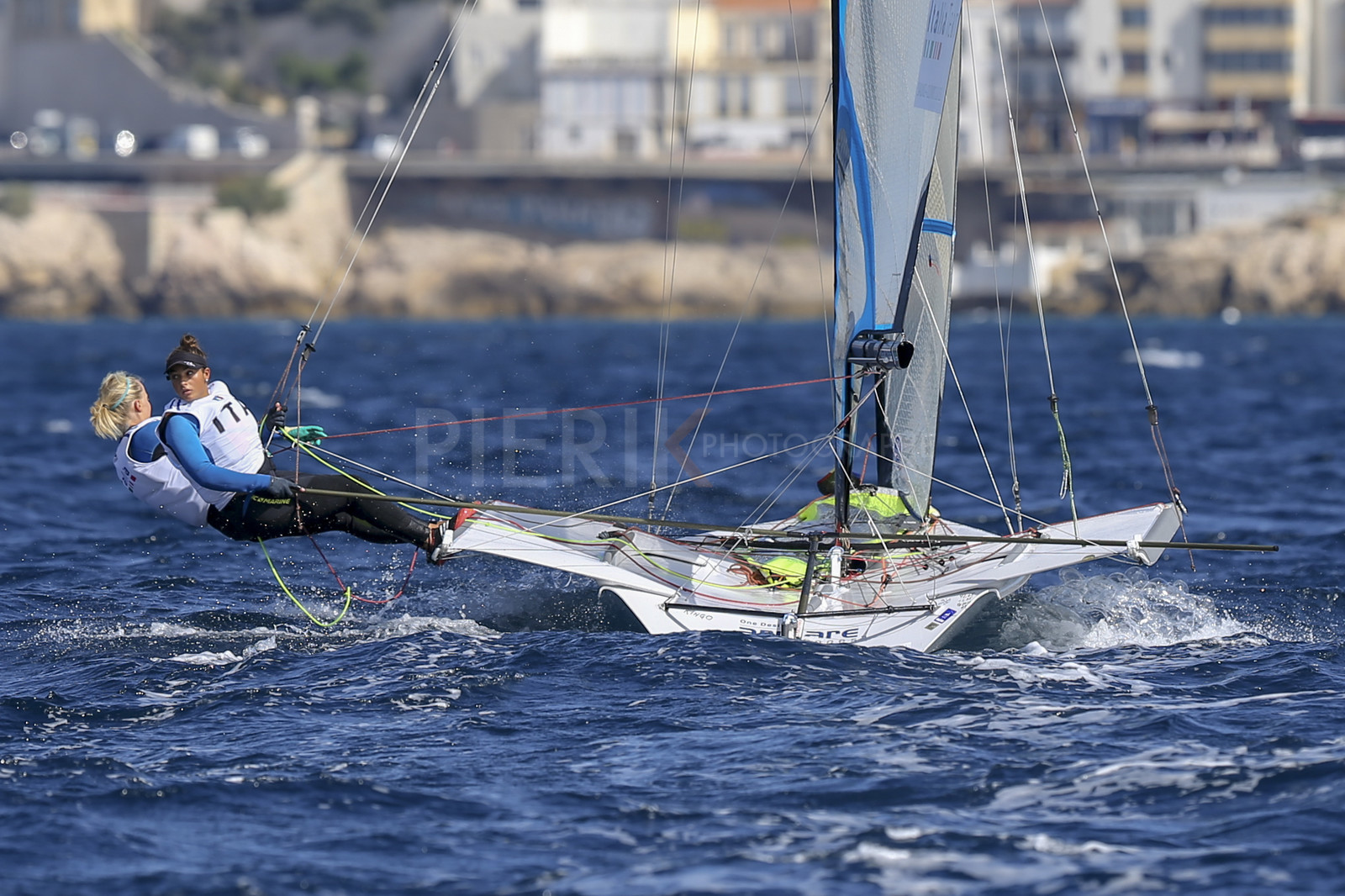 Marseille France is hosting more than 200 sailors from 28 nations for the 2018 Junior Worl Championship of 49er, 49erFX and Nacra 17. Held from 28 august to 1st september 2018. © Pierick Jeannoutot