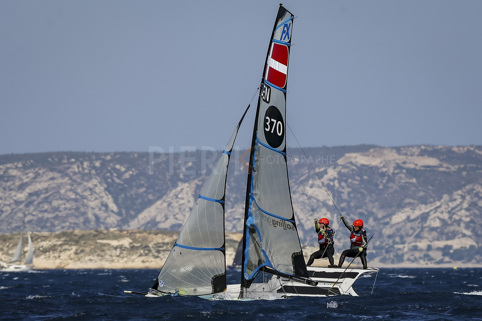 Marseille France is hosting more than 200 sailors from 28 nations for the 2018 Junior Worl Championship of 49er, 49erFX and Nacra 17. Held from 28 august to 1st september 2018. © Pierick Jeannoutot