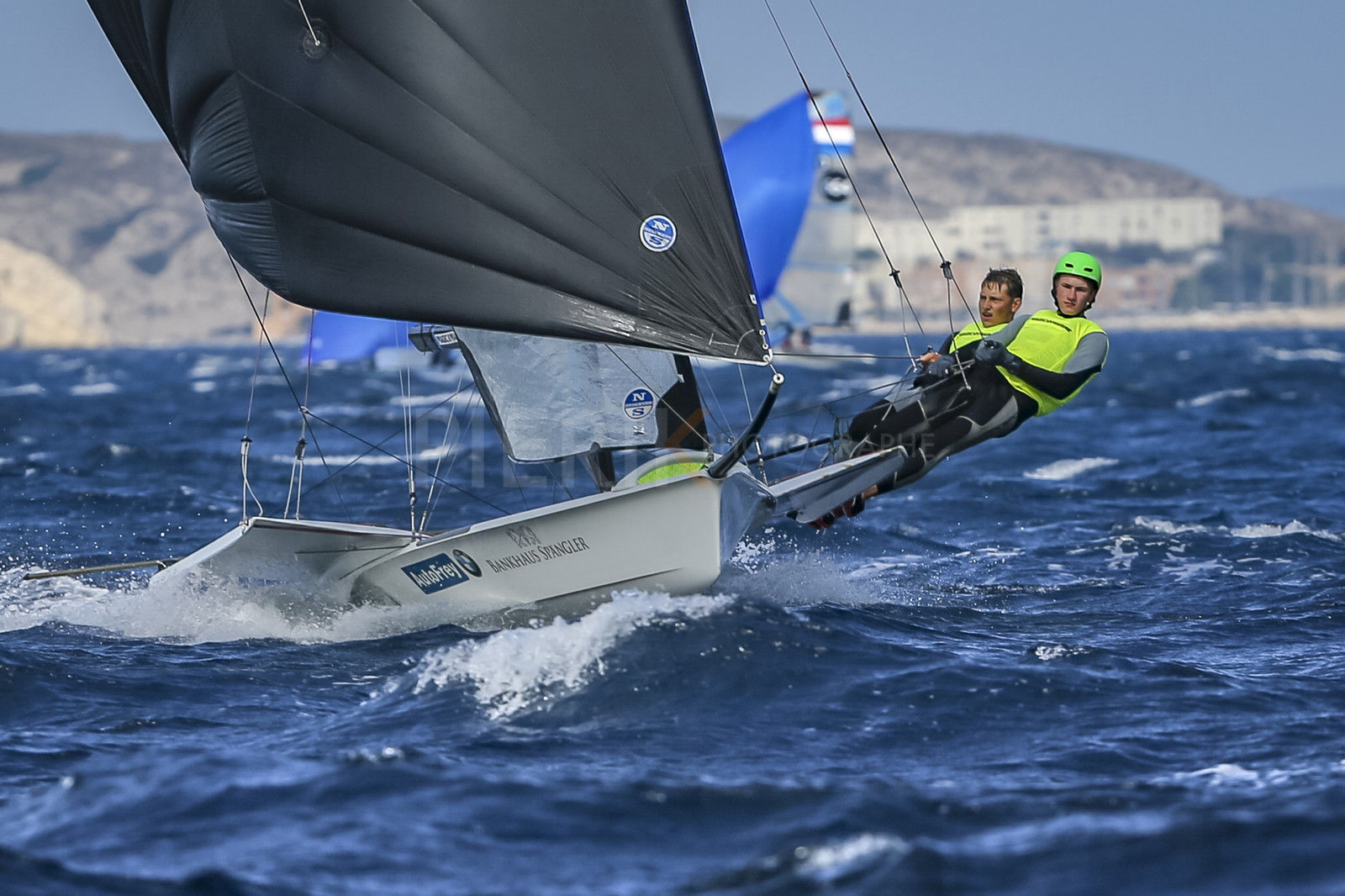 Marseille France is hosting more than 200 sailors from 28 nations for the 2018 Junior Worl Championship of 49er, 49erFX and Nacra 17. Held from 28 august to 1st september 2018. © Pierick Jeannoutot
