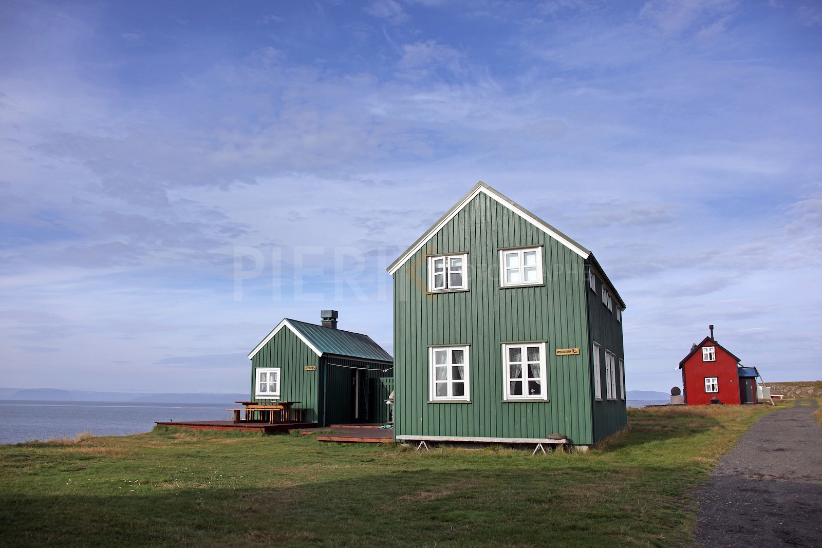 Maisons sur Flatey island