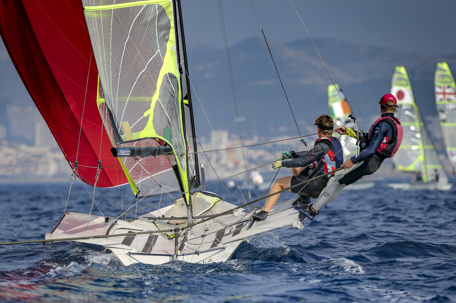 Marseilles France is hosting more than 200 sailors from 28 nations for the 2018 Junior Worl Championship of 49er, 49erFX and Nacra 17. Held from 28 august to 1st september 2018. © Pierick Jeannoutot