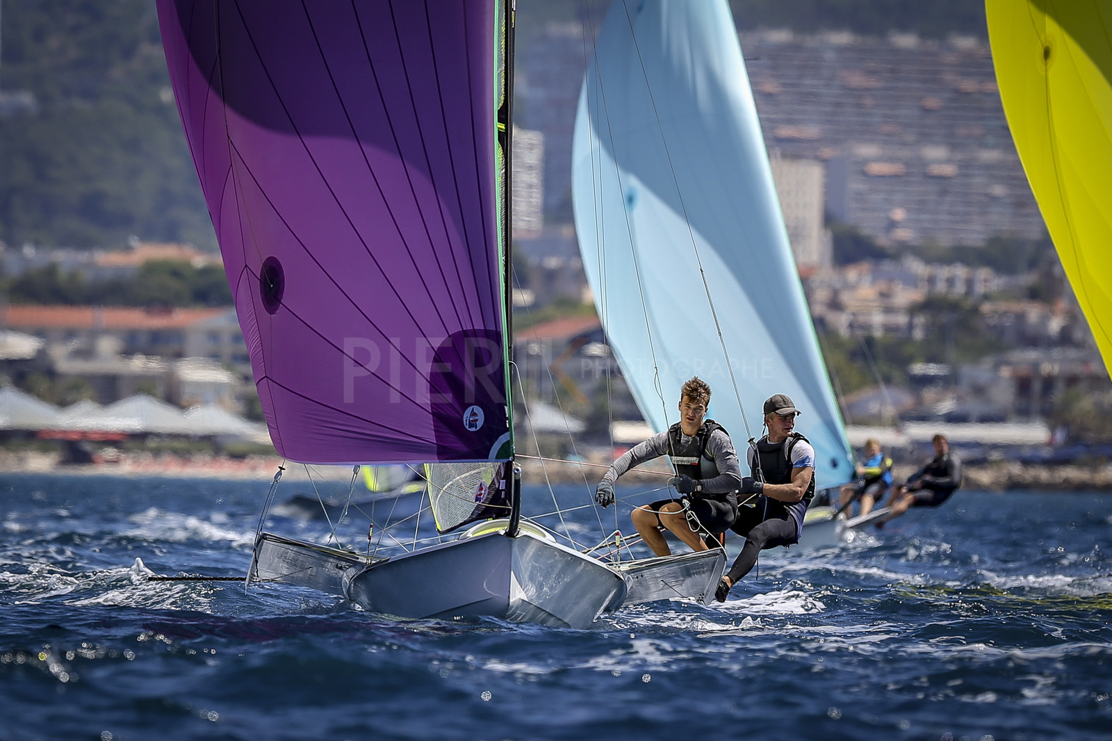Marseilles France is hosting more than 200 sailors from 28 nations for the 2018 Junior Worl Championship of 49er, 49erFX and Nacra 17. Held from 28 august to 1st september 2018. © Pierick Jeannoutot