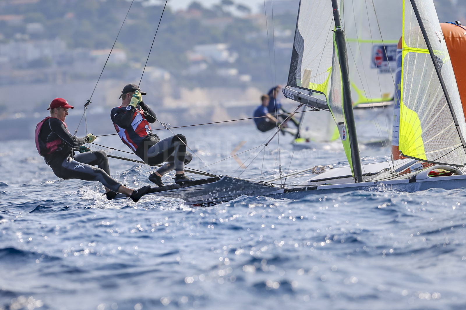 Marseille France is hosting more than 200 sailors from 28 nations for the 2018 Junior Worl Championship of 49er, 49erFX and Nacra 17. Held from 28 august to 1st september 2018. © Pierick Jeannoutot