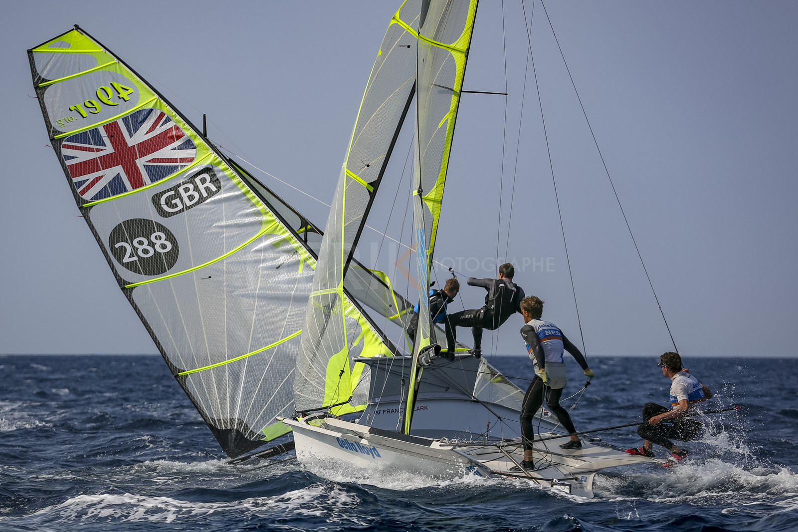 Marseille France is hosting more than 200 sailors from 28 nations for the 2018 Junior Worl Championship of 49er, 49erFX and Nacra 17. Held from 28 august to 1st september 2018. © Pierick Jeannoutot