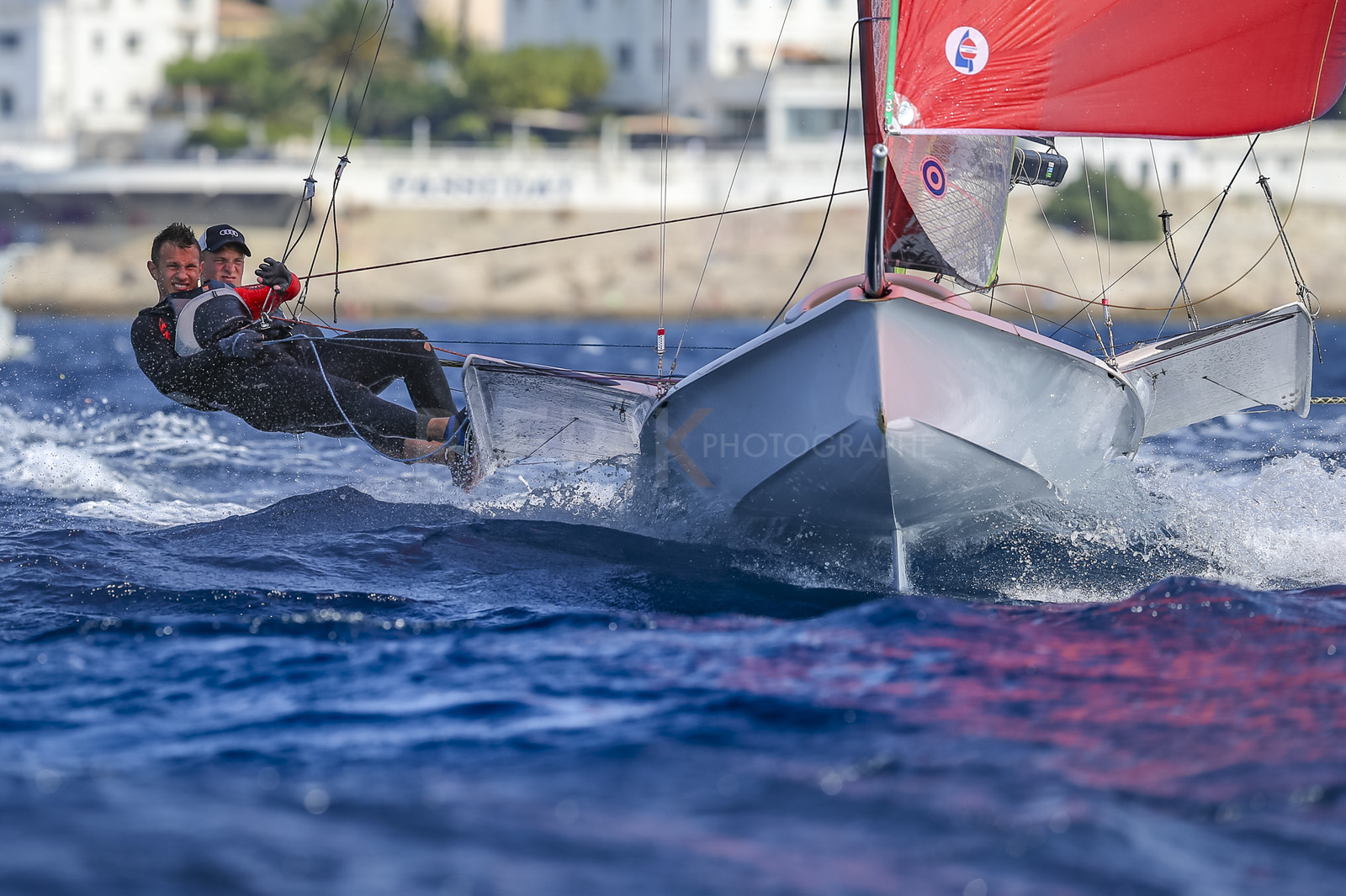 Marseille France is hosting more than 200 sailors from 28 nations for the 2018 Junior Worl Championship of 49er, 49erFX and Nacra 17. Held from 28 august to 1st september 2018. © Pierick Jeannoutot