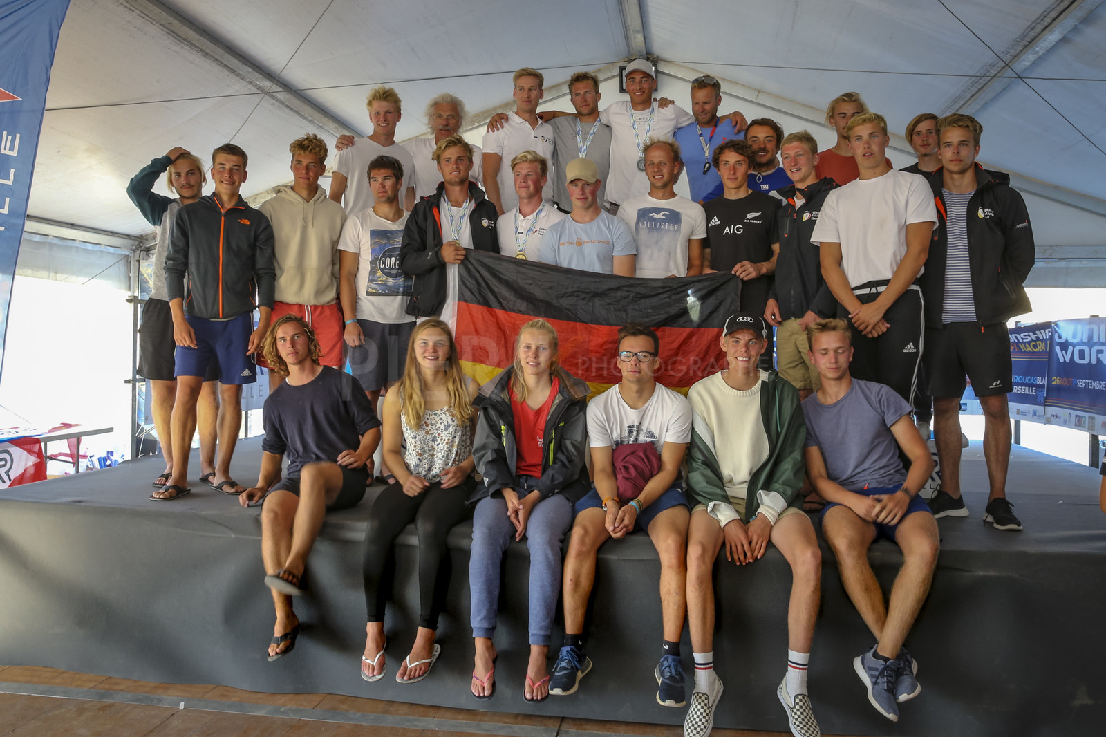 Marseilles France is hosting more than 200 sailors from 28 nations for the 2018 Junior Worl Championship of 49er, 49erFX and Nacra 17. Held from 28 august to 1st september 2018. © Pierick Jeannoutot
