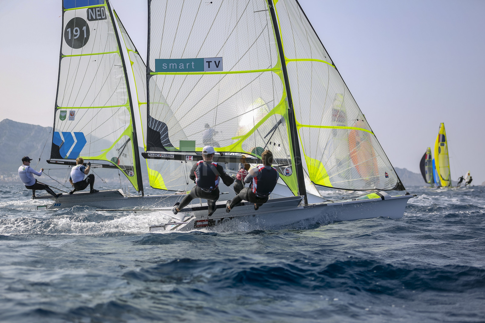 Marseille France is hosting more than 200 sailors from 28 nations for the 2018 Junior Worl Championship of 49er, 49erFX and Nacra 17. Held from 28 august to 1st september 2018. © Pierick Jeannoutot
