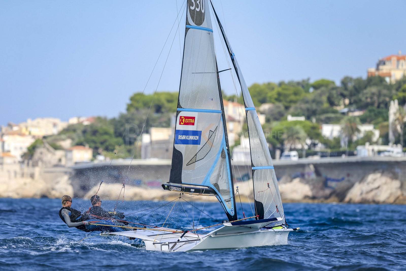 Marseille France is hosting more than 200 sailors from 28 nations for the 2018 Junior Worl Championship of 49er, 49erFX and Nacra 17. Held from 28 august to 1st september 2018. © Pierick Jeannoutot