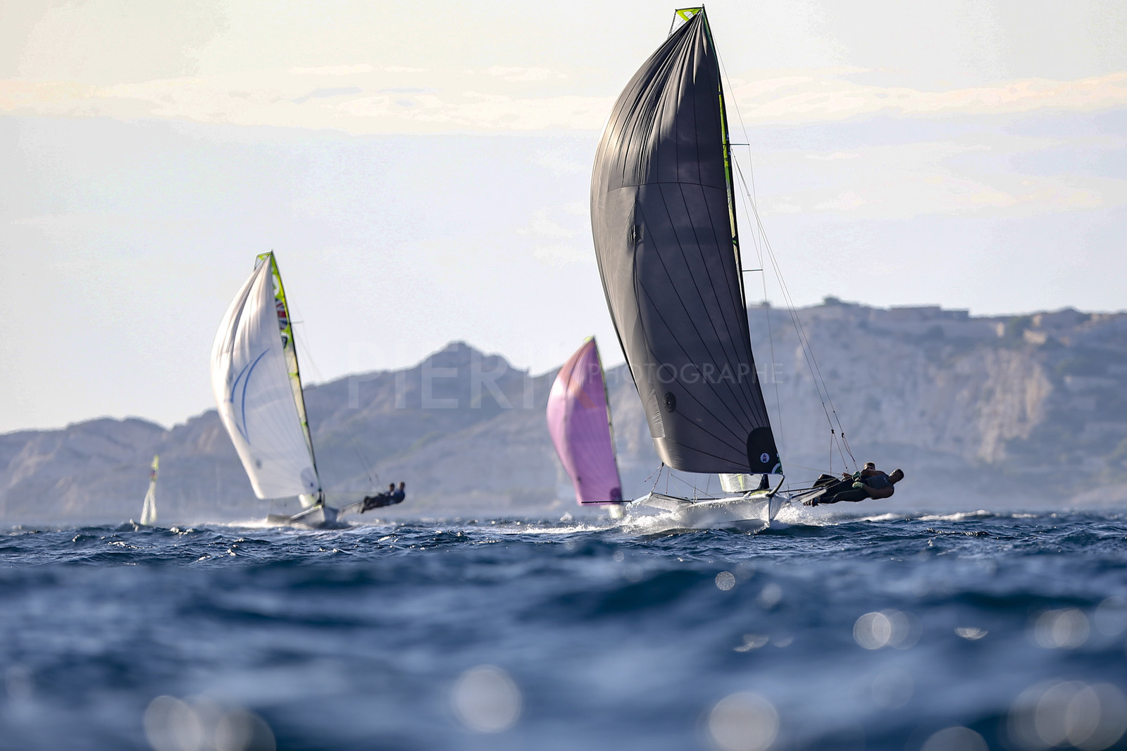 Marseille France is hosting more than 200 sailors from 28 nations for the 2018 Junior Worl Championship of 49er, 49erFX and Nacra 17. Held from 28 august to 1st september 2018. © Pierick Jeannoutot