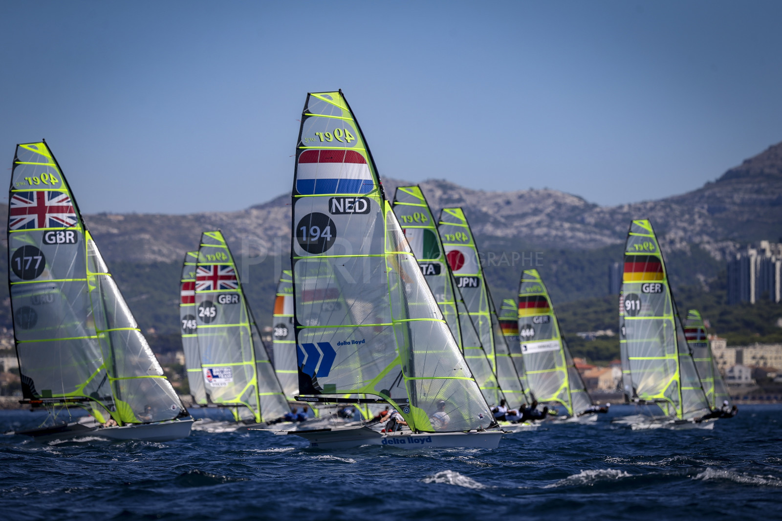 Marseilles France is hosting more than 200 sailors from 28 nations for the 2018 Junior Worl Championship of 49er, 49erFX and Nacra 17. Held from 28 august to 1st september 2018. © Pierick Jeannoutot