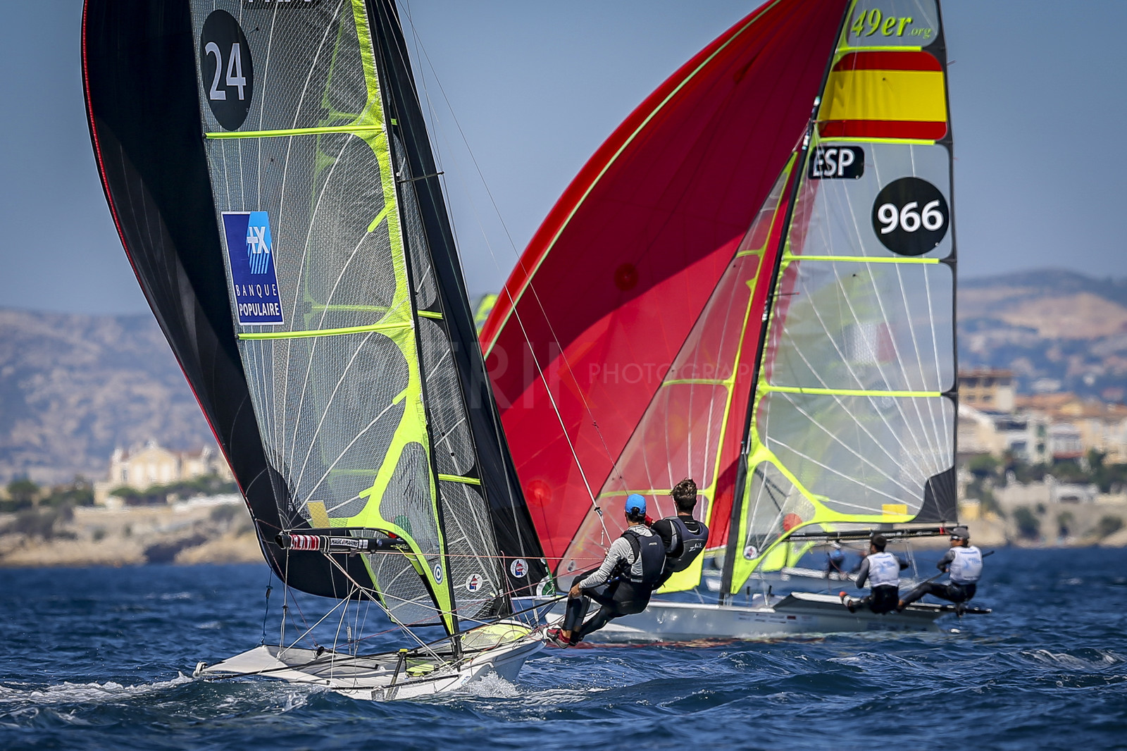 Marseilles France is hosting more than 200 sailors from 28 nations for the 2018 Junior Worl Championship of 49er, 49erFX and Nacra 17. Held from 28 august to 1st september 2018. © Pierick Jeannoutot