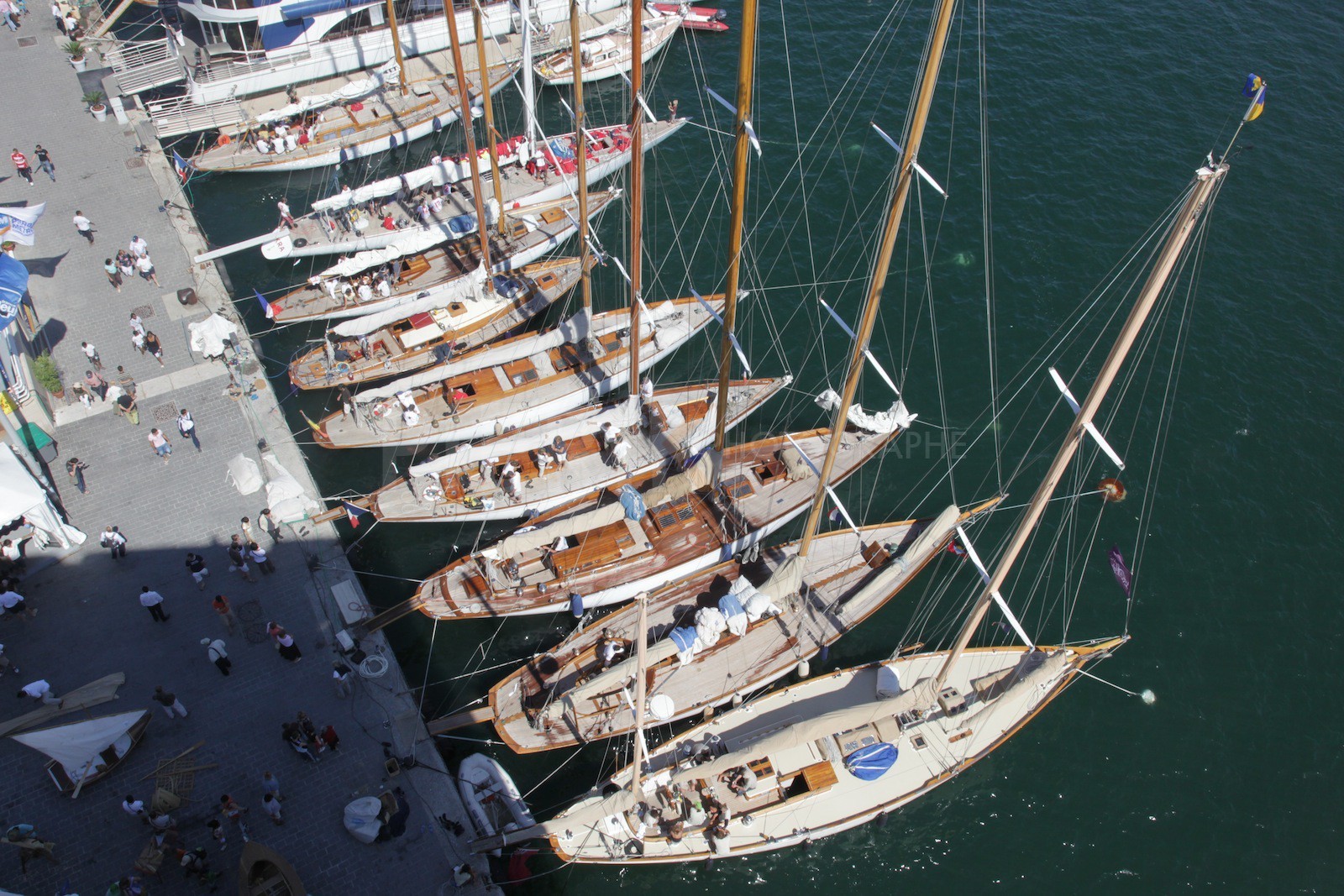 Vue aérienne du village