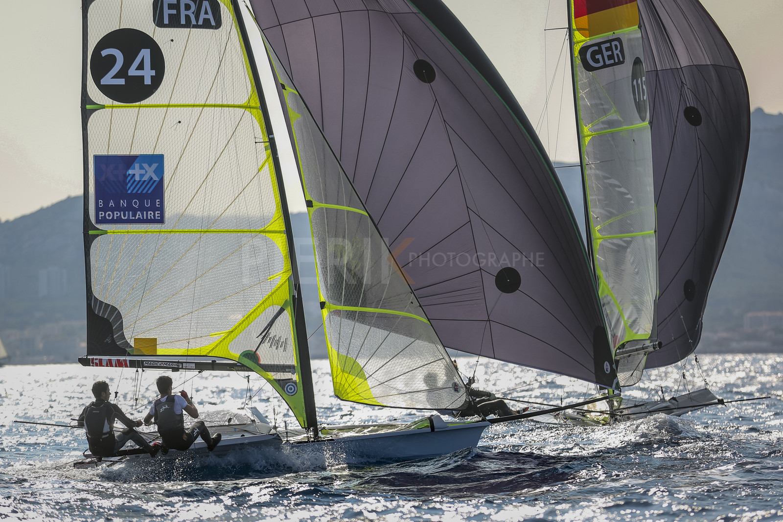 Marseille France is hosting more than 200 sailors from 28 nations for the 2018 Junior Worl Championship of 49er, 49erFX and Nacra 17. Held from 28 august to 1st september 2018. © Pierick Jeannoutot