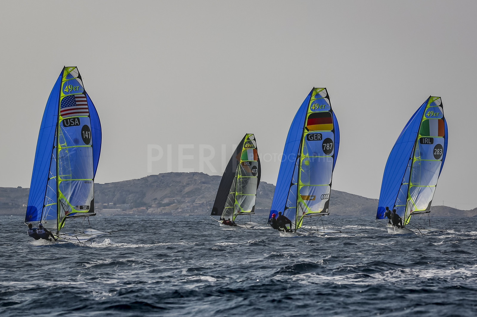 Marseille France is hosting more than 200 sailors from 28 nations for the 2018 Junior Worl Championship of 49er, 49erFX and Nacra 17. Held from 28 august to 1st september 2018. © Pierick Jeannoutot