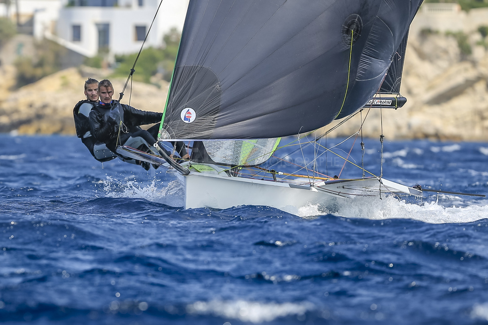 Marseille France is hosting more than 200 sailors from 28 nations for the 2018 Junior Worl Championship of 49er, 49erFX and Nacra 17. Held from 28 august to 1st september 2018. © Pierick Jeannoutot