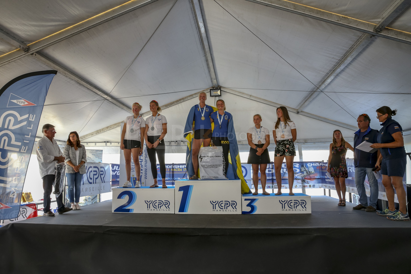 Marseilles France is hosting more than 200 sailors from 28 nations for the 2018 Junior Worl Championship of 49er, 49erFX and Nacra 17. Held from 28 august to 1st september 2018. © Pierick Jeannoutot