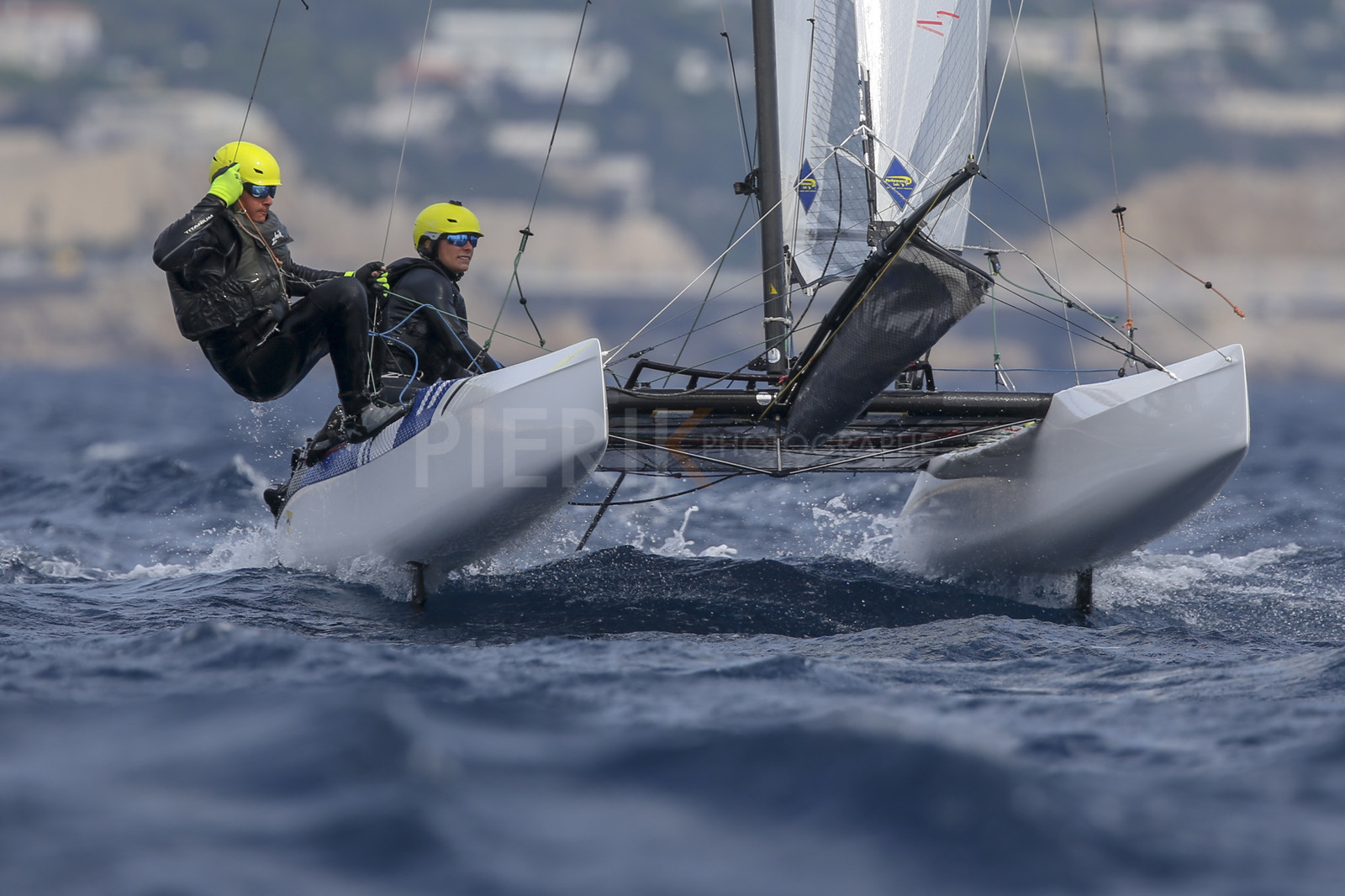 Marseille France is hosting more than 200 sailors from 28 nations for the 2018 Junior Worl Championship of 49er, 49erFX and Nacra 17. Held from 28 august to 1st september 2018. © Pierick Jeannoutot