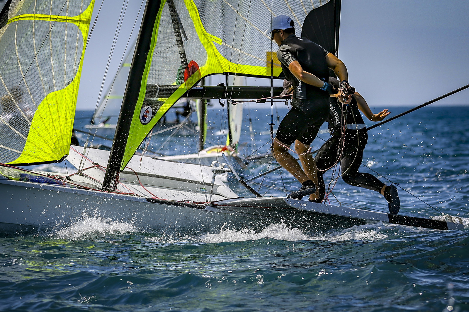 Marseilles France is hosting more than 200 sailors from 28 nations for the 2018 Junior Worl Championship of 49er, 49erFX and Nacra 17. Held from 28 august to 1st september 2018. © Pierick Jeannoutot