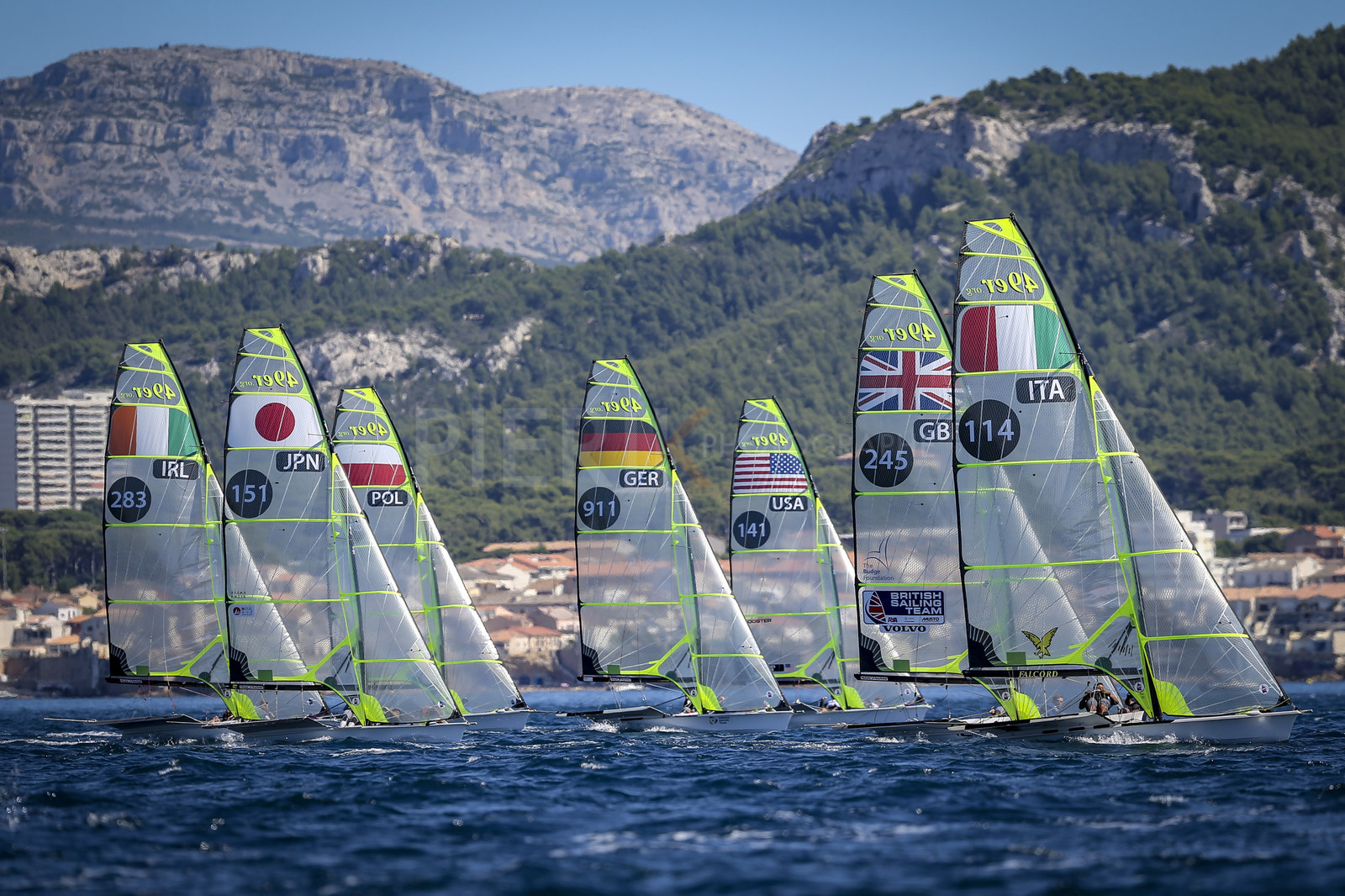 Marseilles France is hosting more than 200 sailors from 28 nations for the 2018 Junior Worl Championship of 49er, 49erFX and Nacra 17. Held from 28 august to 1st september 2018. © Pierick Jeannoutot