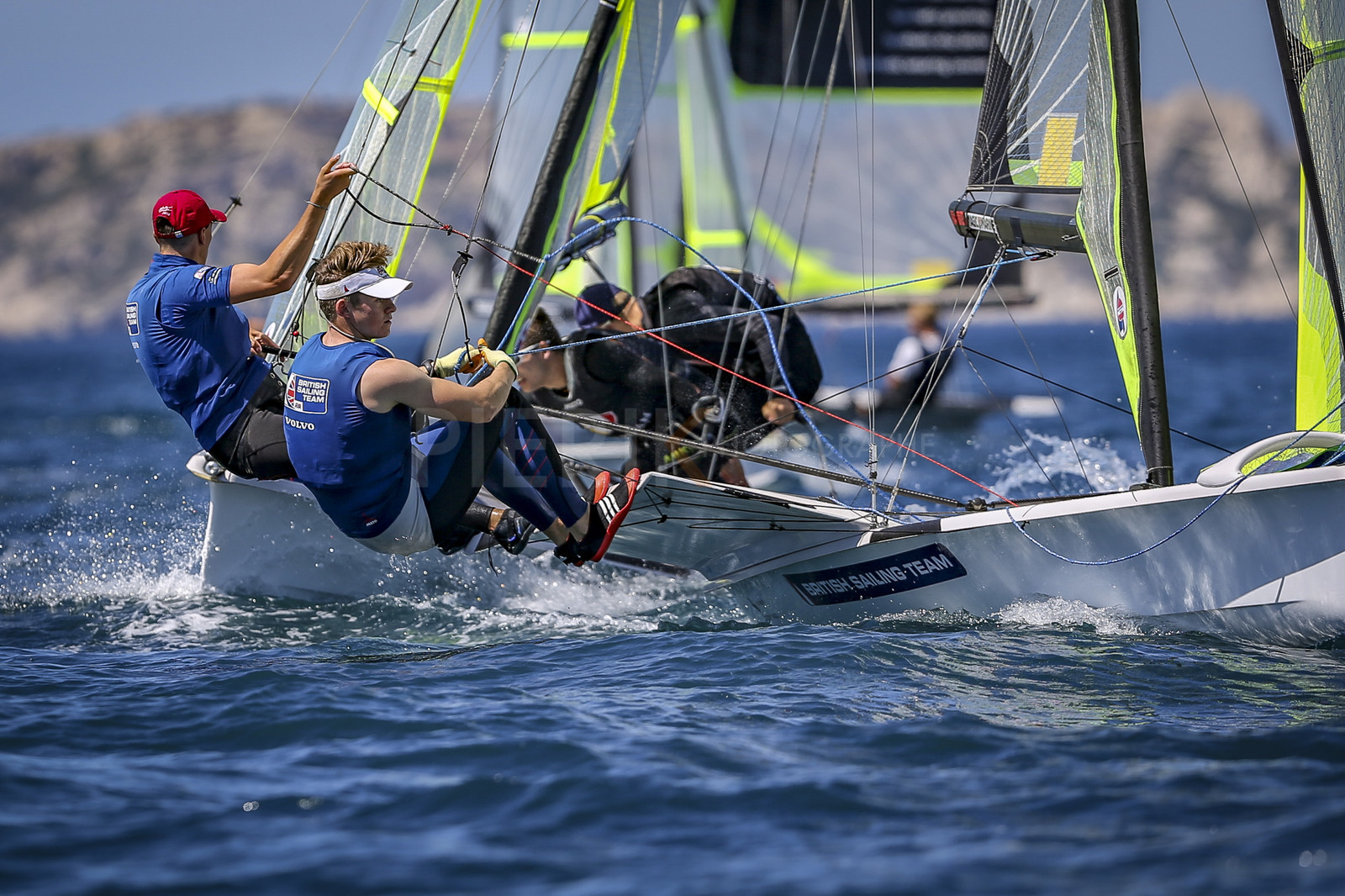 Marseilles France is hosting more than 200 sailors from 28 nations for the 2018 Junior Worl Championship of 49er, 49erFX and Nacra 17. Held from 28 august to 1st september 2018. © Pierick Jeannoutot