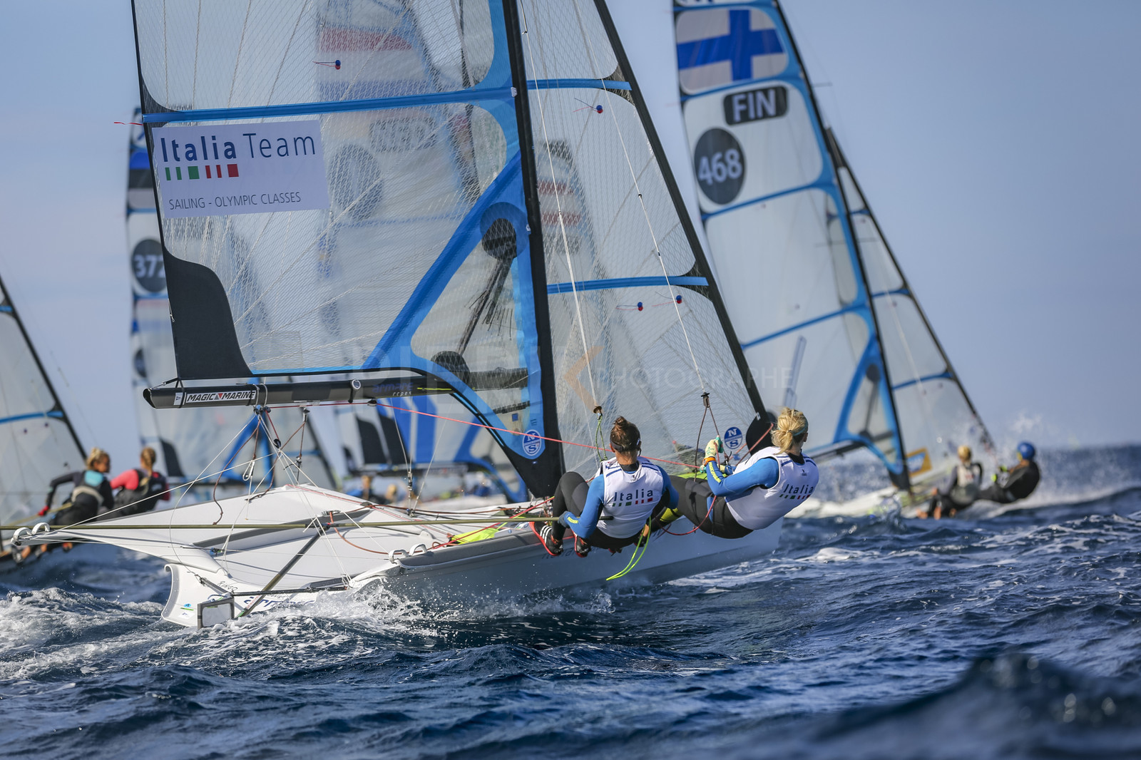 Marseille France is hosting more than 200 sailors from 28 nations for the 2018 Junior Worl Championship of 49er, 49erFX and Nacra 17. Held from 28 august to 1st september 2018. © Pierick Jeannoutot
