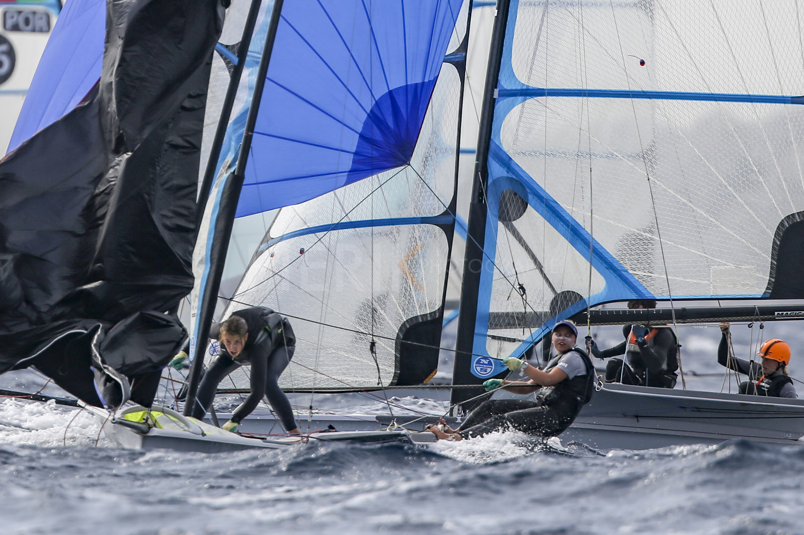 Marseille France is hosting more than 200 sailors from 28 nations for the 2018 Junior Worl Championship of 49er, 49erFX and Nacra 17. Held from 28 august to 1st september 2018. © Pierick Jeannoutot