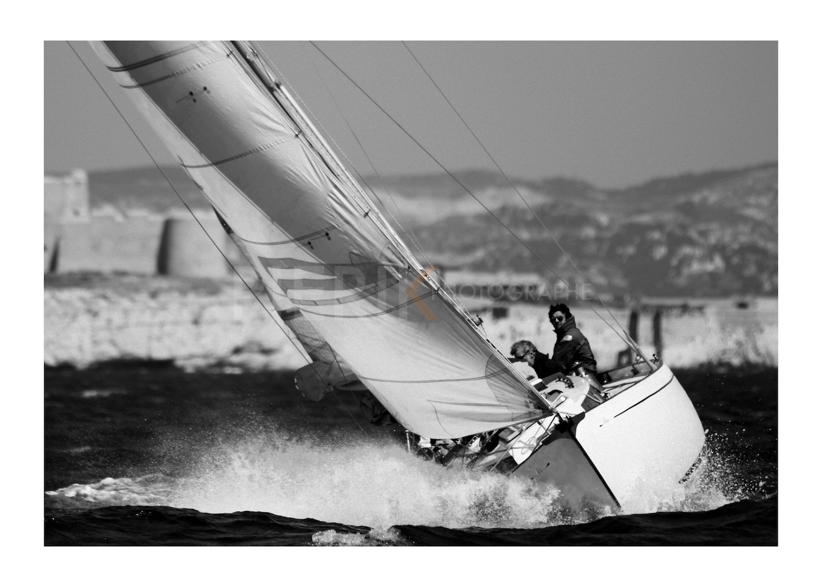 Elan à la gîte en rade de Marseille