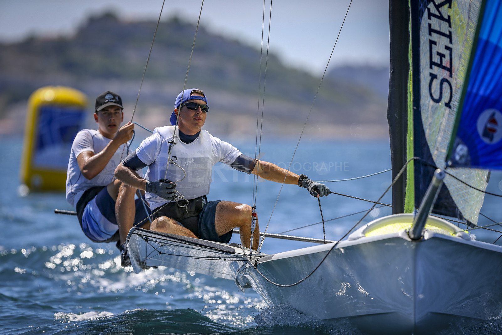Marseilles France is hosting more than 200 sailors from 28 nations for the 2018 Junior Worl Championship of 49er, 49erFX and Nacra 17. Held from 28 august to 1st september 2018. © Pierick Jeannoutot