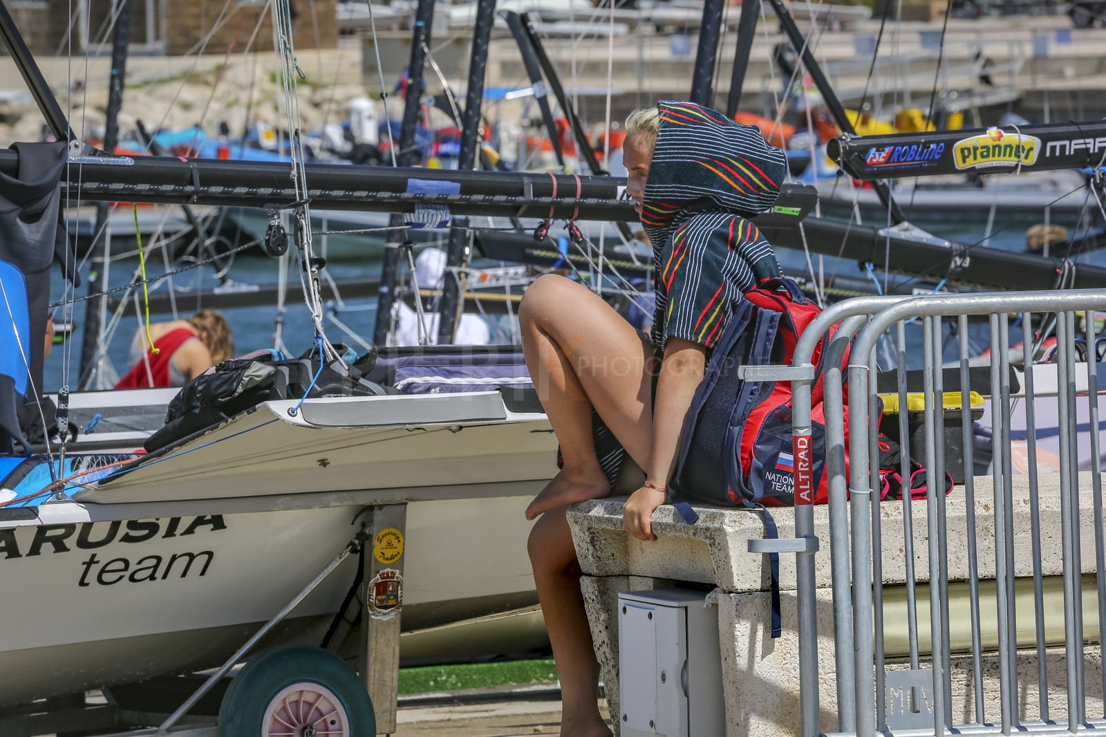 Marseille France is hosting more than 200 sailors from 28 nations for the 2018 Junior Worl Championship of 49er, 49erFX and Nacra 17. Held from 28 august to 1st september 2018. © Pierick Jeannoutot