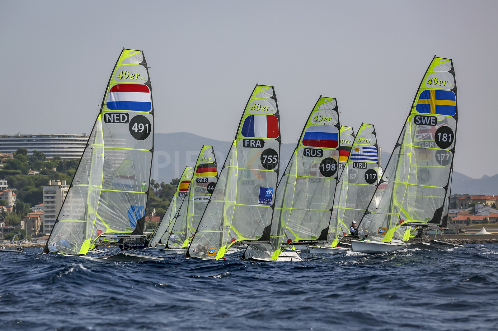 Marseille France is hosting more than 200 sailors from 28 nations for the 2018 Junior Worl Championship of 49er, 49erFX and Nacra 17. Held from 28 august to 1st september 2018. © Pierick Jeannoutot