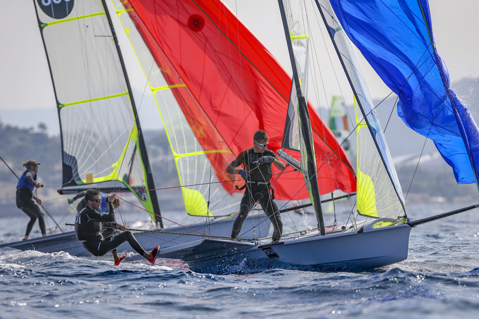Marseille France is hosting more than 200 sailors from 28 nations for the 2018 Junior Worl Championship of 49er, 49erFX and Nacra 17. Held from 28 august to 1st september 2018. © Pierick Jeannoutot