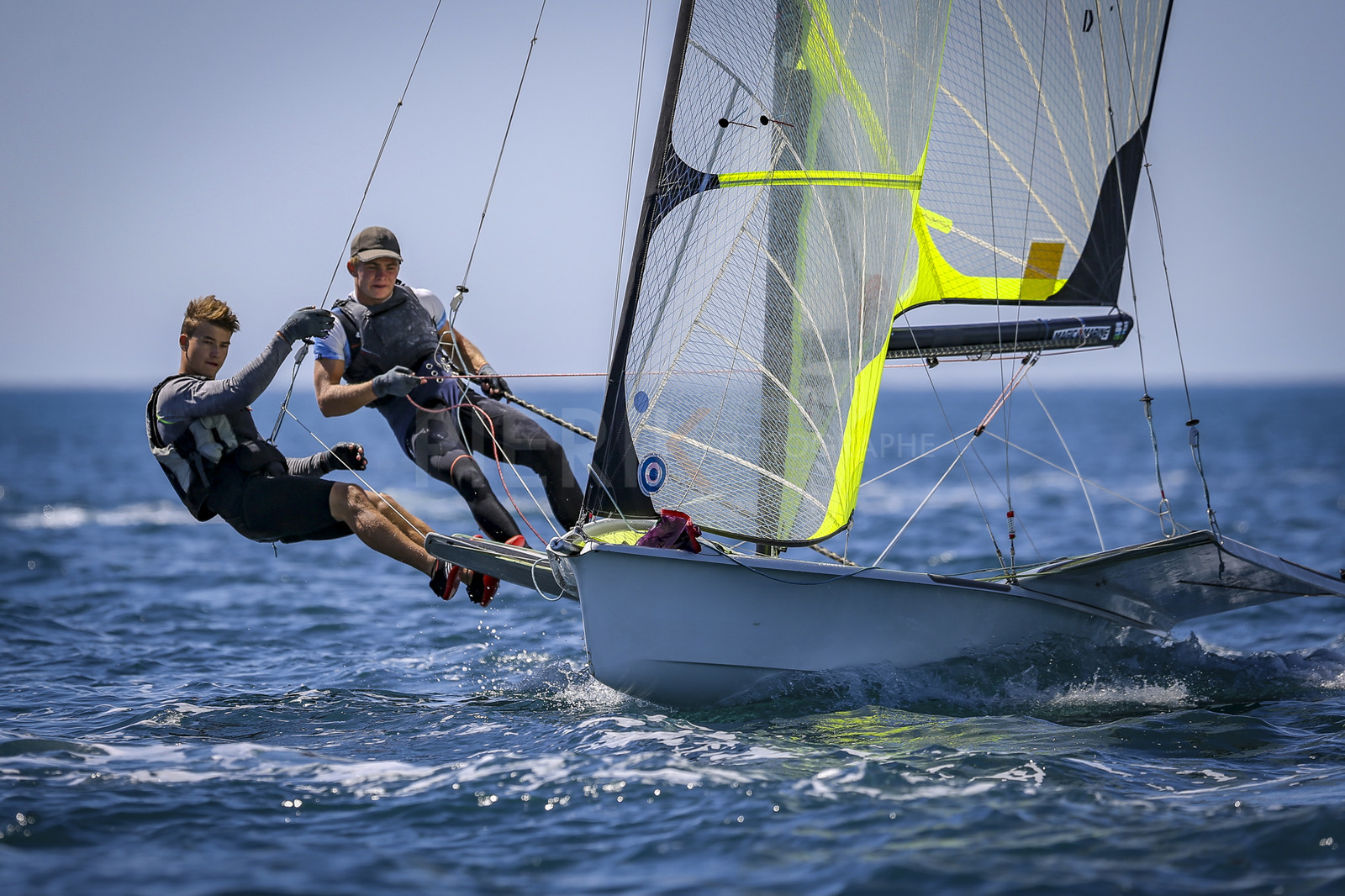 Marseilles France is hosting more than 200 sailors from 28 nations for the 2018 Junior Worl Championship of 49er, 49erFX and Nacra 17. Held from 28 august to 1st september 2018. © Pierick Jeannoutot