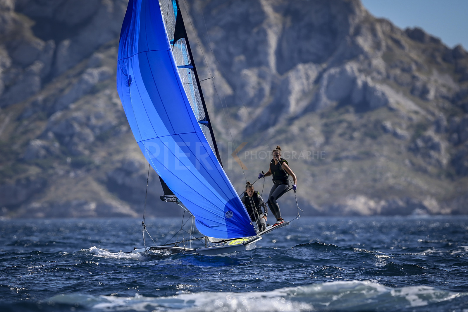 Marseilles France is hosting more than 200 sailors from 28 nations for the 2018 Junior Worl Championship of 49er, 49erFX and Nacra 17. Held from 28 august to 1st september 2018. © Pierick Jeannoutot