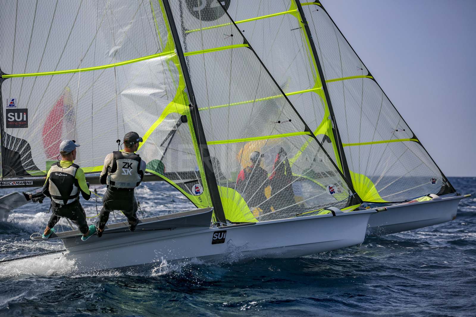 Marseille France is hosting more than 200 sailors from 28 nations for the 2018 Junior Worl Championship of 49er, 49erFX and Nacra 17. Held from 28 august to 1st september 2018. © Pierick Jeannoutot