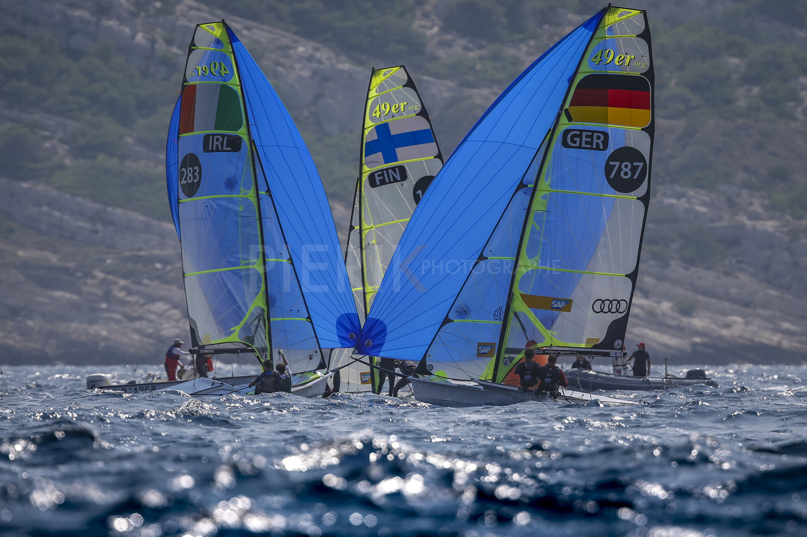 Marseille France is hosting more than 200 sailors from 28 nations for the 2018 Junior Worl Championship of 49er, 49erFX and Nacra 17. Held from 28 august to 1st september 2018. © Pierick Jeannoutot