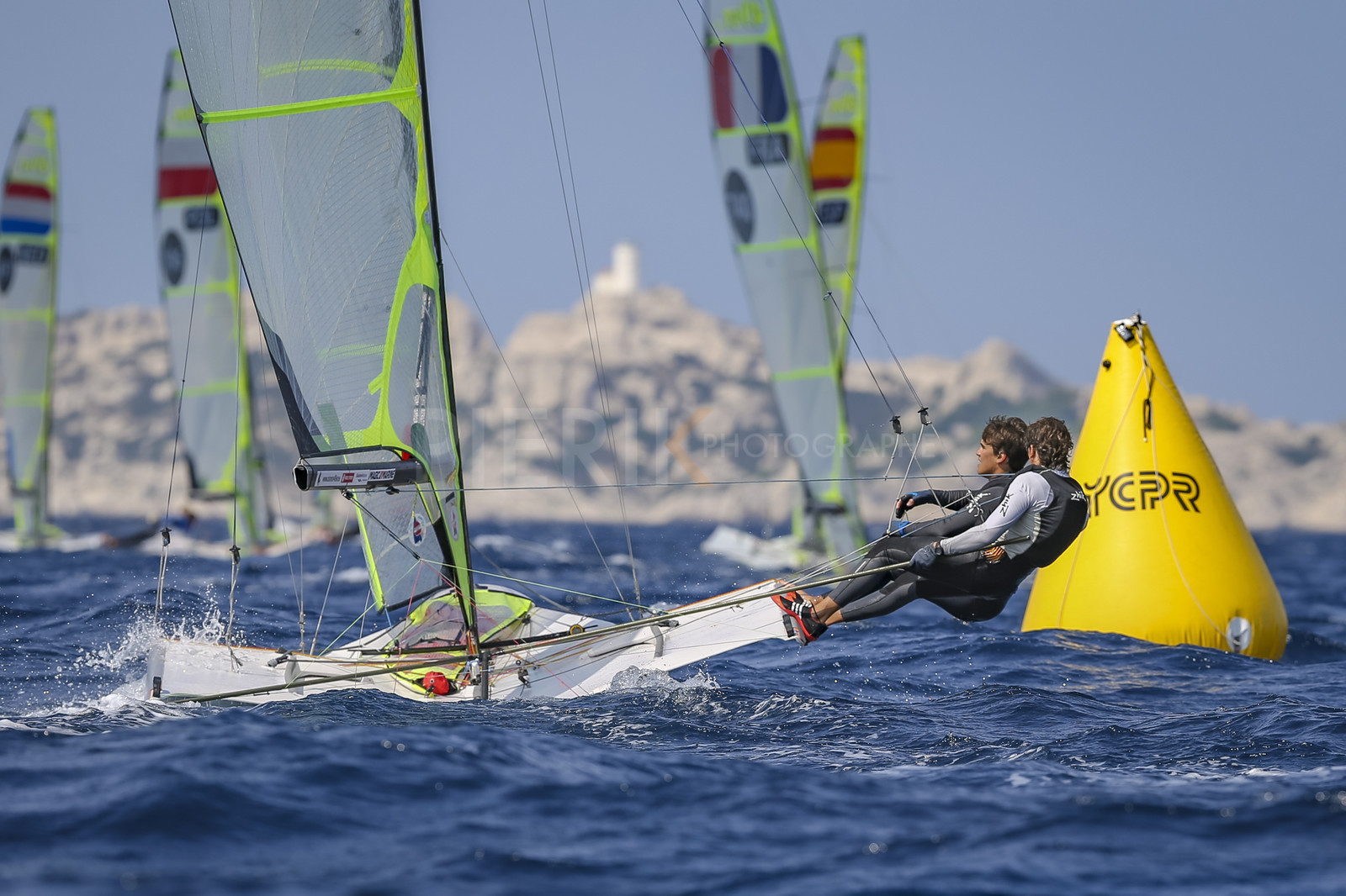 Marseille France is hosting more than 200 sailors from 28 nations for the 2018 Junior Worl Championship of 49er, 49erFX and Nacra 17. Held from 28 august to 1st september 2018. © Pierick Jeannoutot