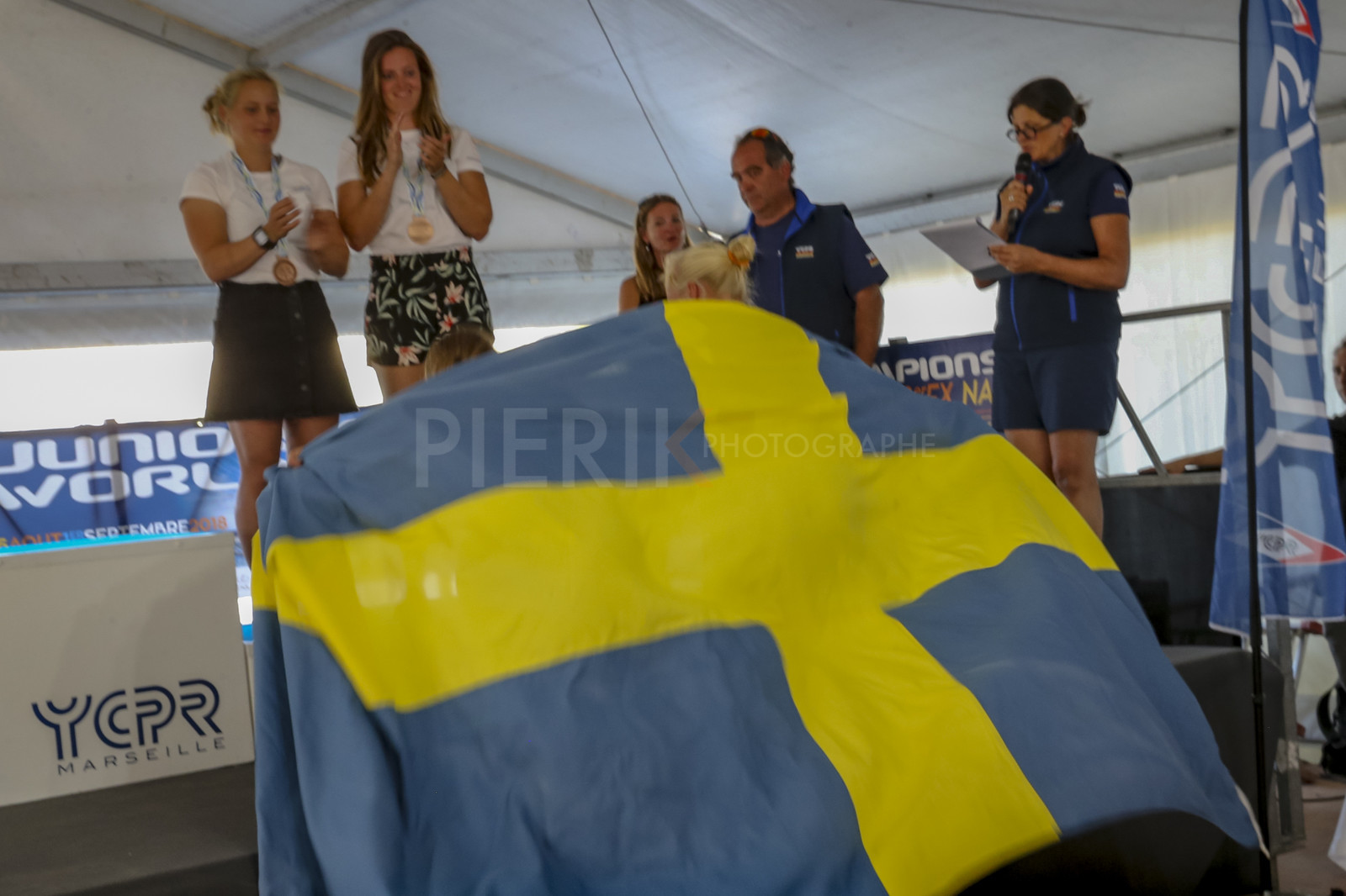 Marseilles France is hosting more than 200 sailors from 28 nations for the 2018 Junior Worl Championship of 49er, 49erFX and Nacra 17. Held from 28 august to 1st september 2018. © Pierick Jeannoutot