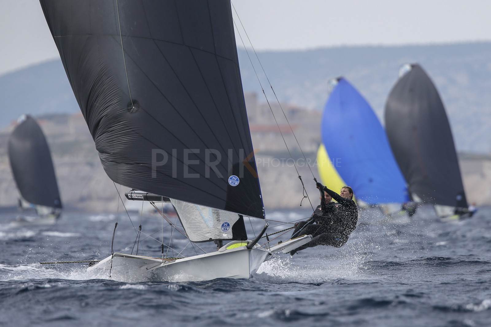Marseille France is hosting more than 200 sailors from 28 nations for the 2018 Junior Worl Championship of 49er, 49erFX and Nacra 17. Held from 28 august to 1st september 2018. © Pierick Jeannoutot