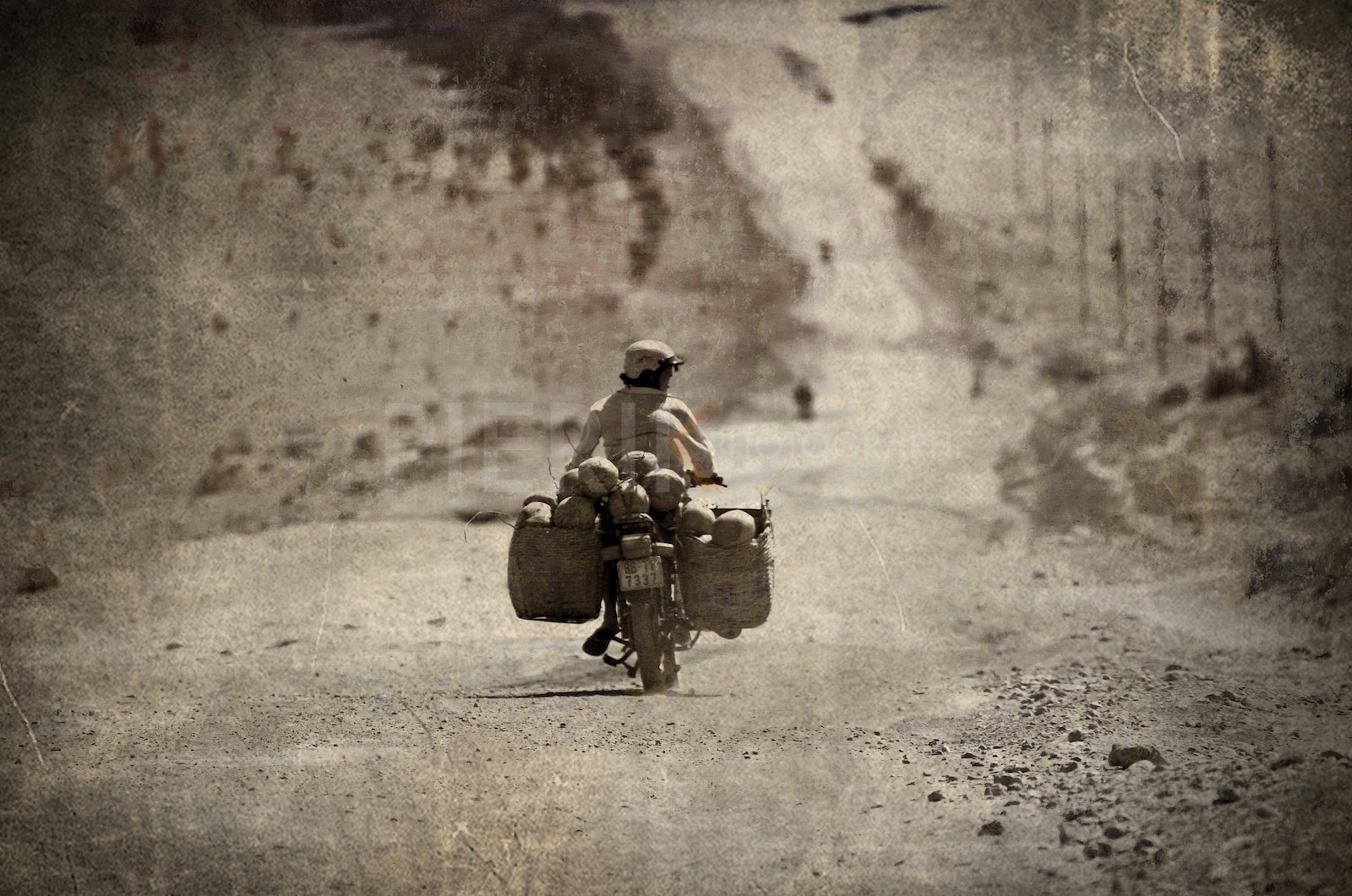 Sur la route vers le marché