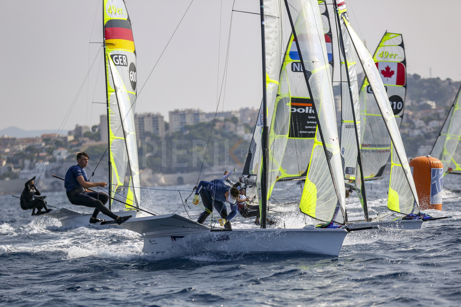 Marseille France is hosting more than 200 sailors from 28 nations for the 2018 Junior Worl Championship of 49er, 49erFX and Nacra 17. Held from 28 august to 1st september 2018. © Pierick Jeannoutot