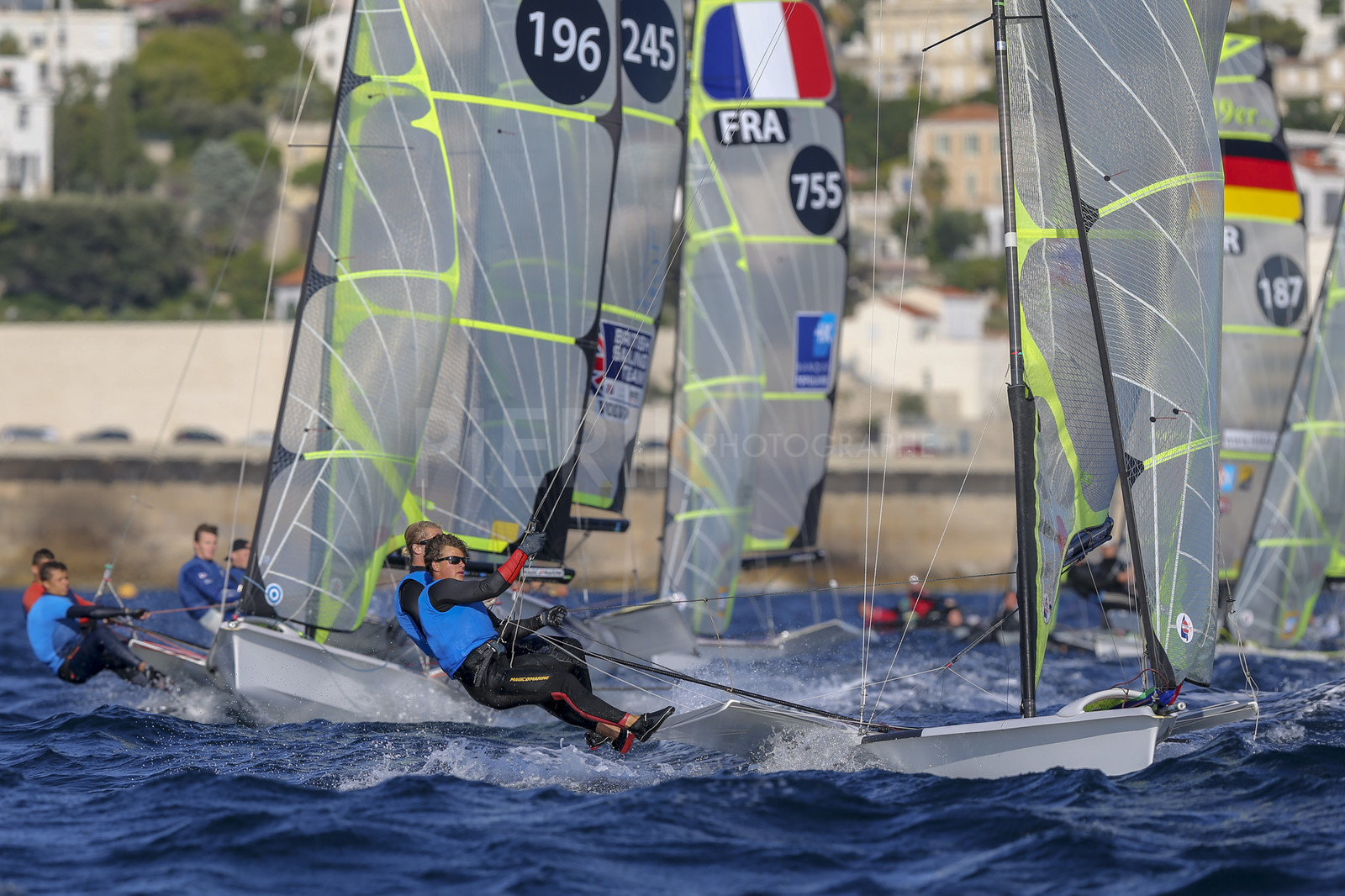 Marseille France is hosting more than 200 sailors from 28 nations for the 2018 Junior Worl Championship of 49er, 49erFX and Nacra 17. Held from 28 august to 1st september 2018. © Pierick Jeannoutot