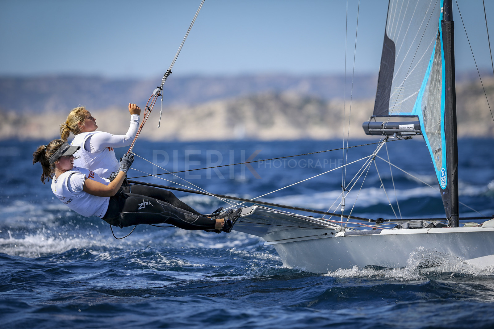 Marseilles France is hosting more than 200 sailors from 28 nations for the 2018 Junior Worl Championship of 49er, 49erFX and Nacra 17. Held from 28 august to 1st september 2018. © Pierick Jeannoutot